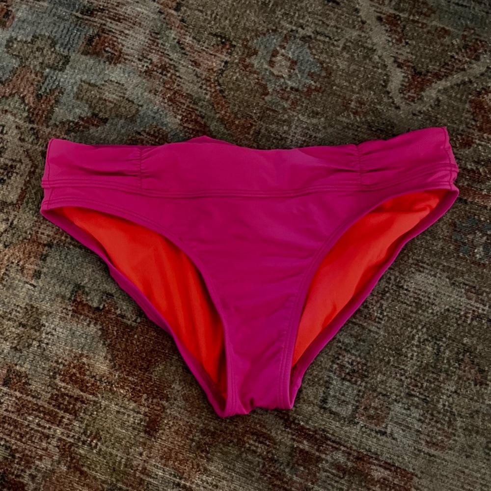 Pink Athleta Swim Bottoms- Small